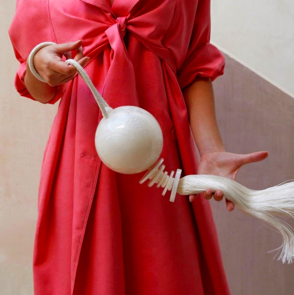 Cult Gaia Lumen Pearl Bag